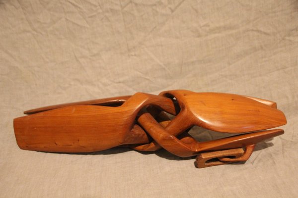 Serre-livres Bois Massif – Sculptures Africaines – Fait Main