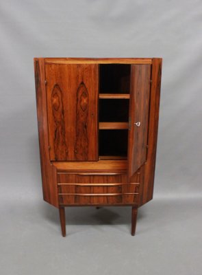 Danish Rosewood Corner Cabinet 1960s For Sale At Pamono