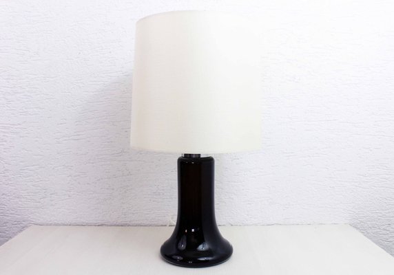 Glass Table Lamp from Glashütte Limburg, 1970s for sale at Pamono
