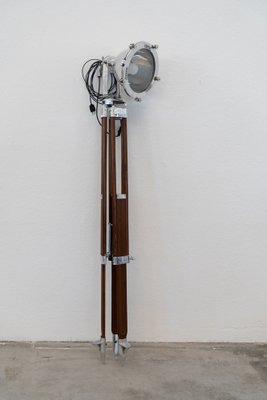Vintage Nautical Projector Tripod Floor Lamps WISKA 1990s Set of 2 for sale at Pamono