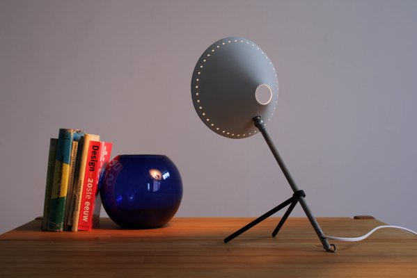 Pinocchio Grey Tripod Table Light by H. Th. J. A. Busquet for Hala