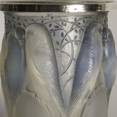 Ceylon Vase in Opalescent Glass by René Lalique, 1930s for