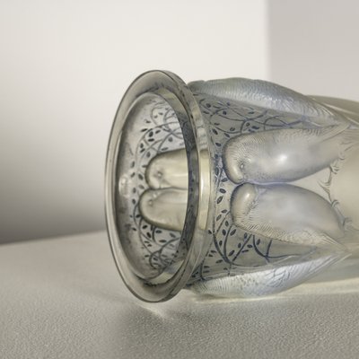 Rene Lalique Hirondelles Vintage Glass Perfume Bottle Pre