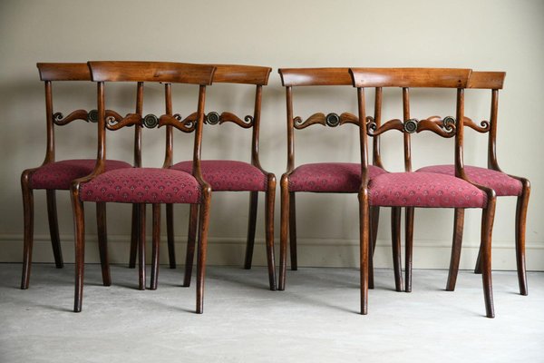 Regency Dining Chairs Set of 6 for sale at Pamono