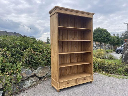Large Bookshelf in Natural Wood for sale at Pamono