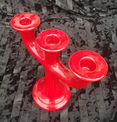 Red Tree Candle Stand by Märta Grunditz for Guldkroke for sale at