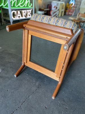 Mid-Century Danish Teak High Back Lounge Chair attributed to