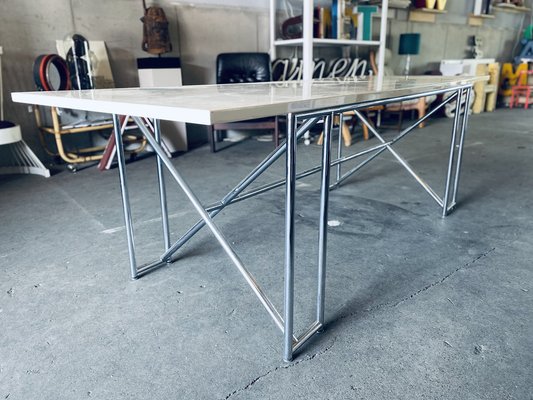 Double X Table by Eileen Gray for Classicon, 1990s for sale