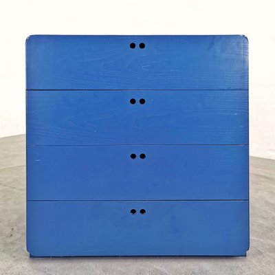 Mobile Dresser in Wooden Lacquer by Derk Jan De Vries for Maisa, 1970s for sale at Pamono Mobile Dresser in Wooden Lacquer by Derk Jan De Vries for Maisa, 1970s for sale at Pamono