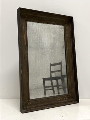 Specchio da parete grande vintage in vendita su Pamono