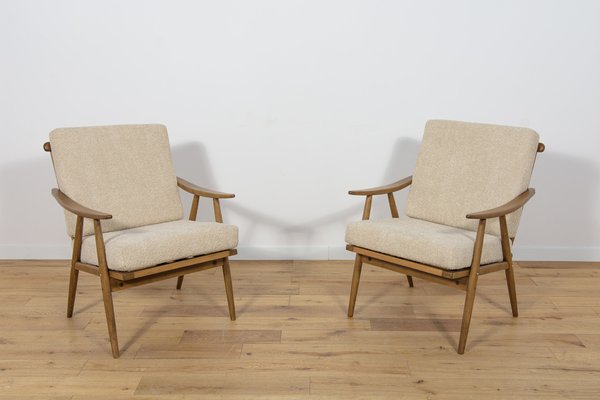 Mid Century Armchairs from Ton 1960s Set of 2