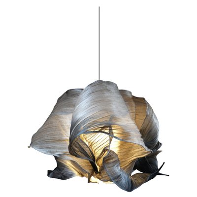Black Nebula Hand Painted Pendant Lamp by Mirei Monticelli for