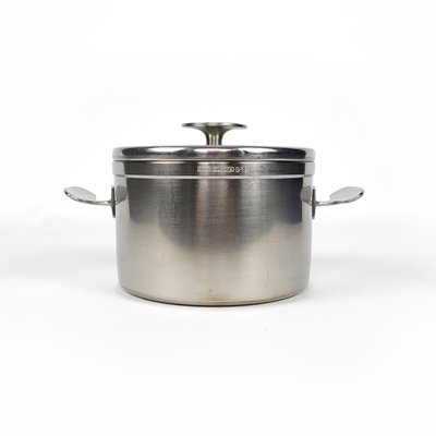 Bougeoirs Stelton vintage en acier inoxydable : design danois moderne, boîte d'origine - Canada