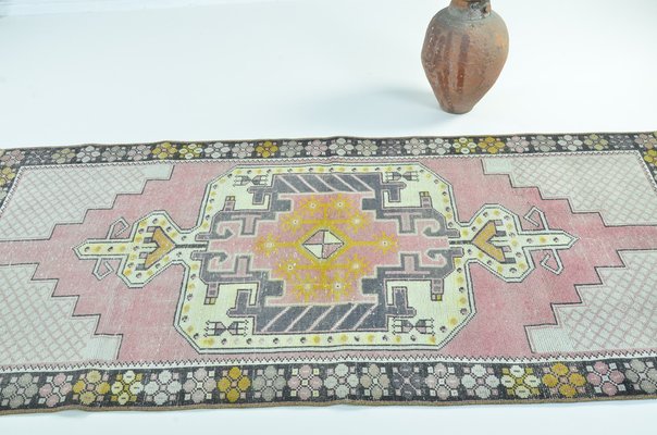 Small Vintage Bohemian Area Rug, 1960s for sale at Pamono