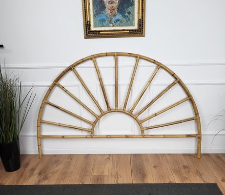 Italienisches Bohme Bettgestell aus Bambus & Rattan Peacock Bettgestell im  Stil von Franco Albini, 1970er bei Pamono kaufen