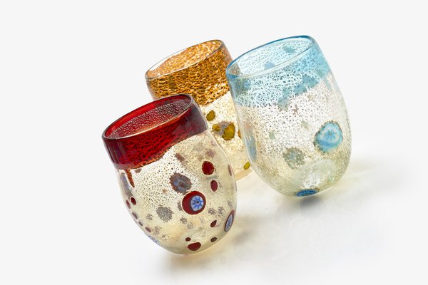 Modern Drinking Glasses by Mariana Iskra, Set of 3 for sale at Pamono