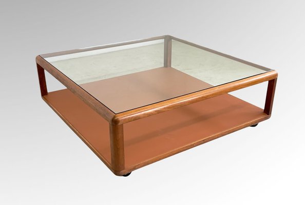 Glass Desk in White and Walnut with a Shelving Unit New York New York  VIG-Sven