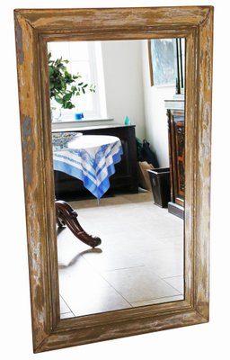 Großer Wandspiegel im Used-Look, 19. Jh. bei Pamono kaufen
