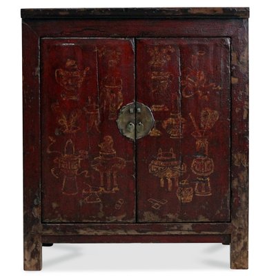 Painted Tibetan Cabinet from 19th century Qinghai Painted Tibetan Cabinet from 19th century Qinghai