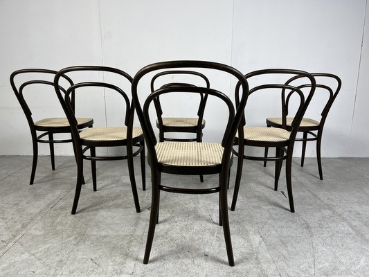 Thonet No. 214 Dining Chairs by Michael Thonet for Gebrüder Thonet 