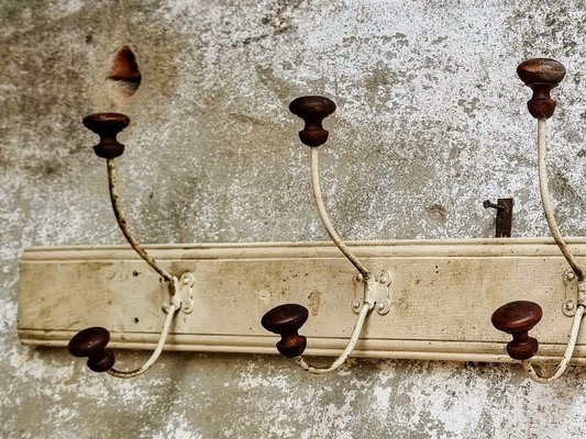 French Wall Coat Rack, 1930s for sale at Pamono