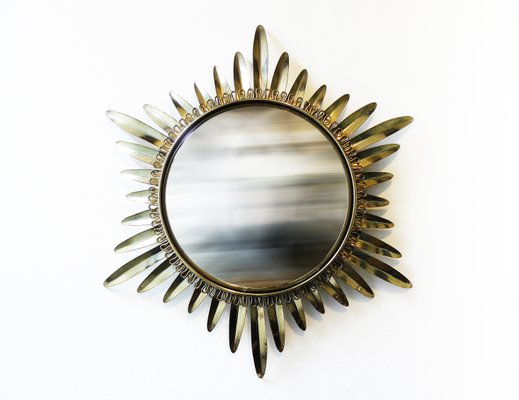 French Sunburst Convex Mirror 1950s For At Pamono French Sunburst Convex Mirror 1950s