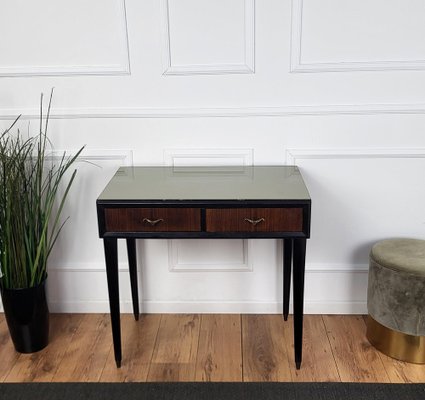 Mid century on sale glass desk