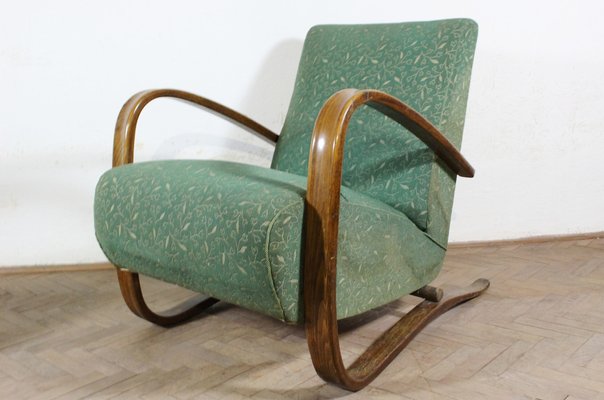 H 2269 Lounge Chairs by Jindrich Halabala 1930s Set of 2 for