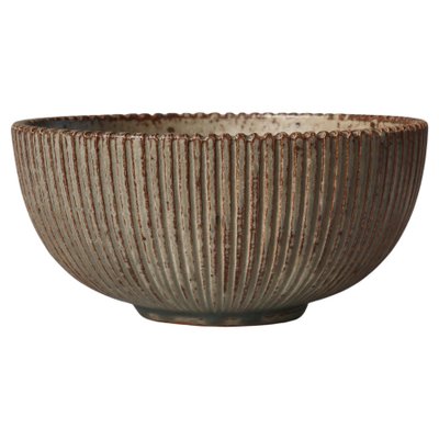 Arne Bang Cream Colored Round Stoneware Bowl Arne Bang Cream Colored Round Stoneware Bowl