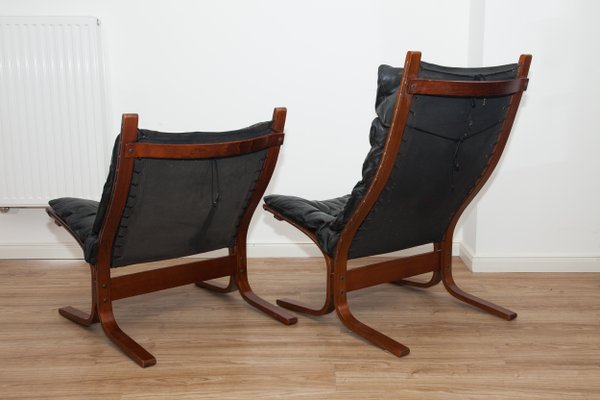 Vintage Siesta Sessel von Ingmar Relling für Westnofa, 2er Vintage Siesta Stuhl: Ingmar Relling (für Westnofa) 1968 in