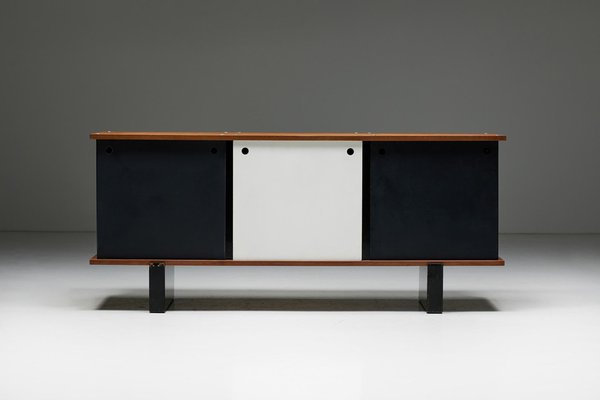 Cansado Bloc Sideboard attributed to Charlotte Perriand France