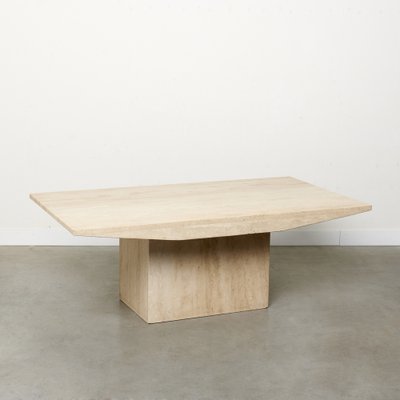 Travertine Coffee Table, 1970s for sale at Pamono