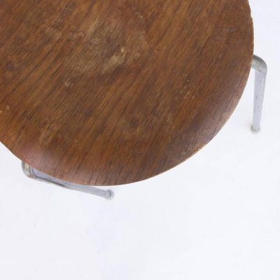 スツール Arne Jacobsen 3170 FRITZ HANSEN 1969 Vintage 3170 Stackable Wooden Stool by Arne Jacobsen for