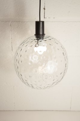 Glaskugel Pendelleuchte, 1970er