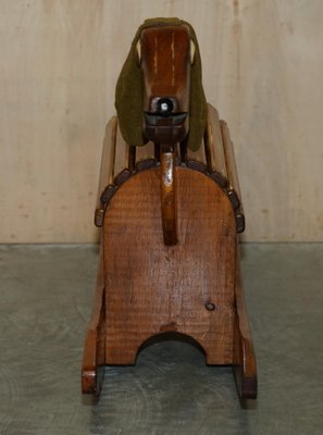 Ancien Cadre En Bois Sculpté, Arbre De Selle Cheval Enfant, XIXe, Fait Main