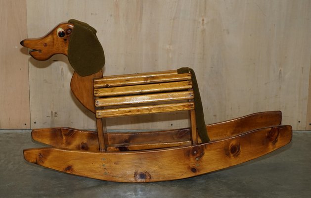 Dachshund rocking store horse
