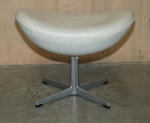 Cream chair online and footstool