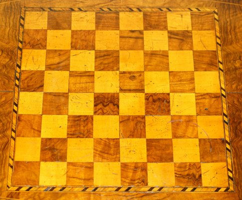 Walnut and Oak Solid Wood Chessboard - www.