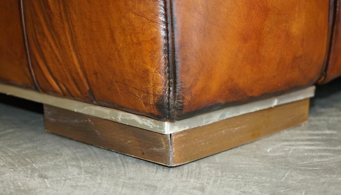 Natuzzi leather ottoman deals