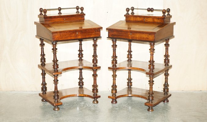 Antique Davenport Desks, 1810s, Set of 2 for sale at Pamono