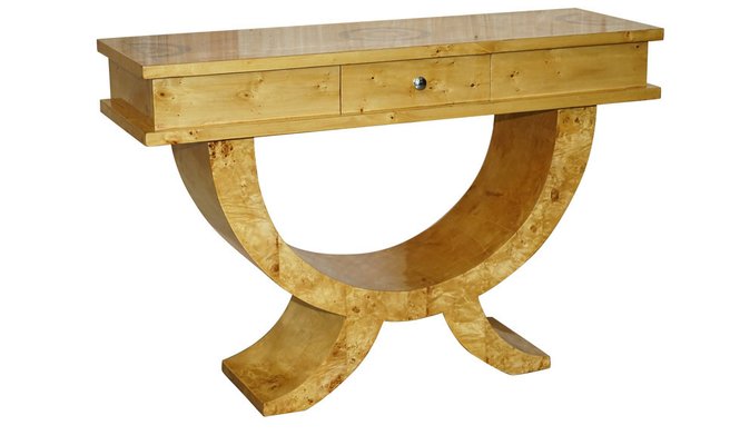 Birch wood 2024 console table