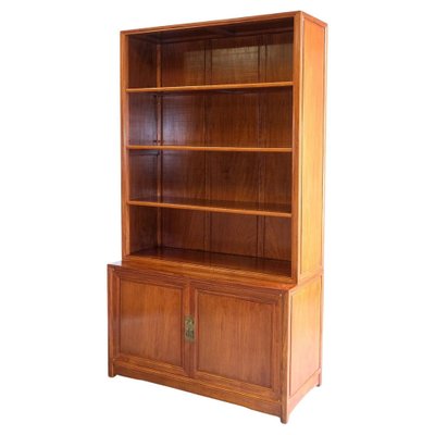 Pair Regency Bookcases - Open Sheraton Satinwood 7 ft