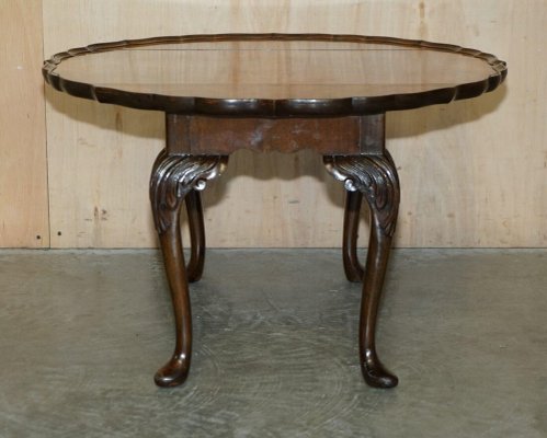 Antique tea table 2024 removable glass tray