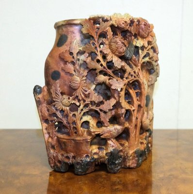 Hand Carved Soapstone Vase Hand Carved Soapstone Vase