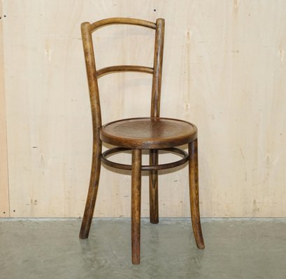 Austrian Bistro Dining Bar Bentwood Chairs from Thonet, 1930s, Set