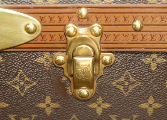 Vintage Louis Vuitton Suitcase Trunk Luggage Purse Brown Signature