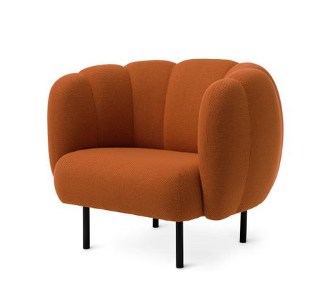 Cape Sessel mit Nähten Terracotta von Warm Nordic bei Pamono kaufen