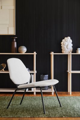Lean Ivory Lounge Chair by Nur Design for sale at Pamono