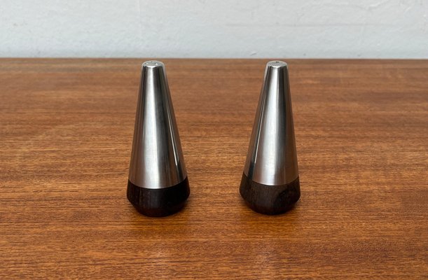 Mid-Century Danish Pepper and Salt Shakers from A&B Lundtofte