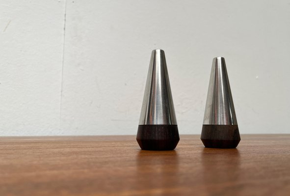 Mid-Century Danish Pepper and Salt Shakers from A&B Lundtofte